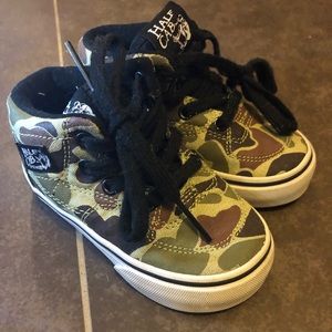Camo VANS Half Cab baby toddler sneakers